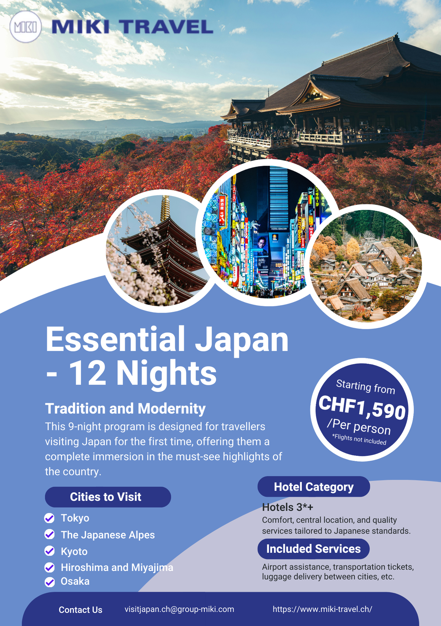 DAS WESENTLICHE JAPANS – 12 NÄCHTE im 3*+