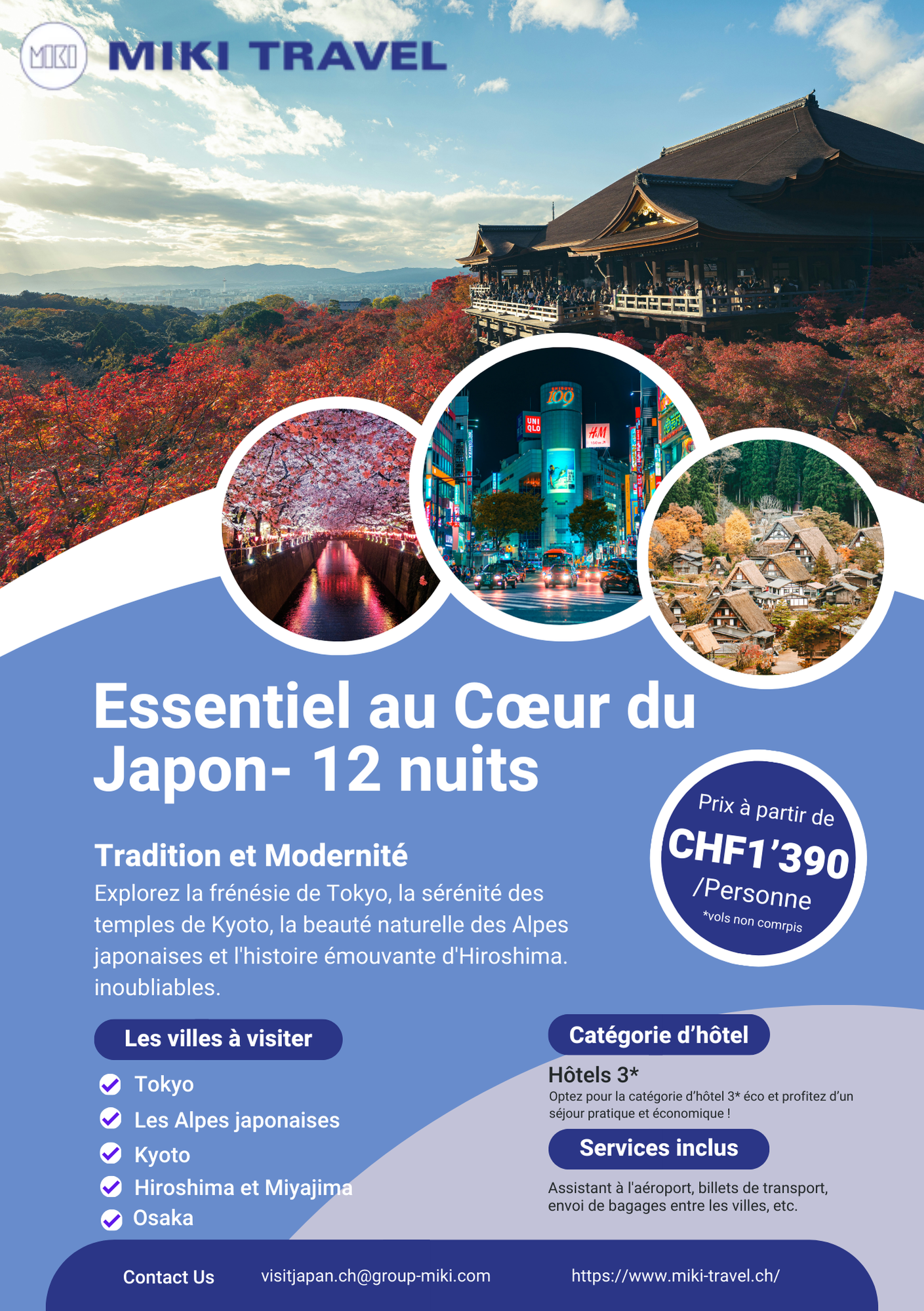 DAS WESENTLICHE AUS JAPAN - 12 NÄCHTE in 3*