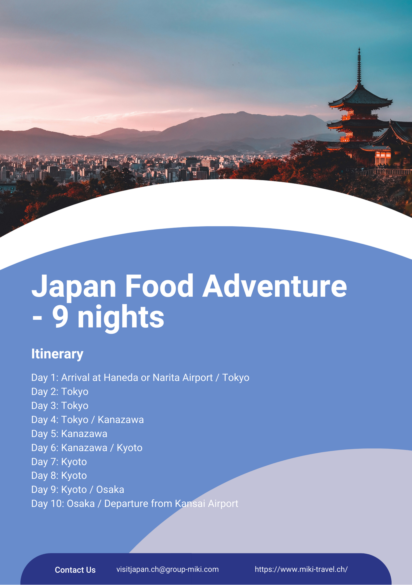 JAPAN FOOD ADVENTURE - 9 NÄCHTE im 4*