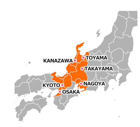 高山・北陸エリアレールパス5日間