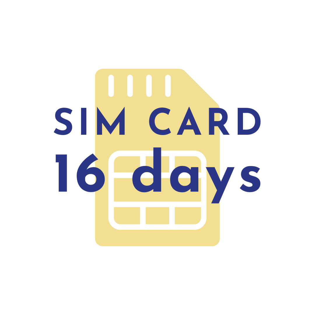 Carte SIM / 16 jours