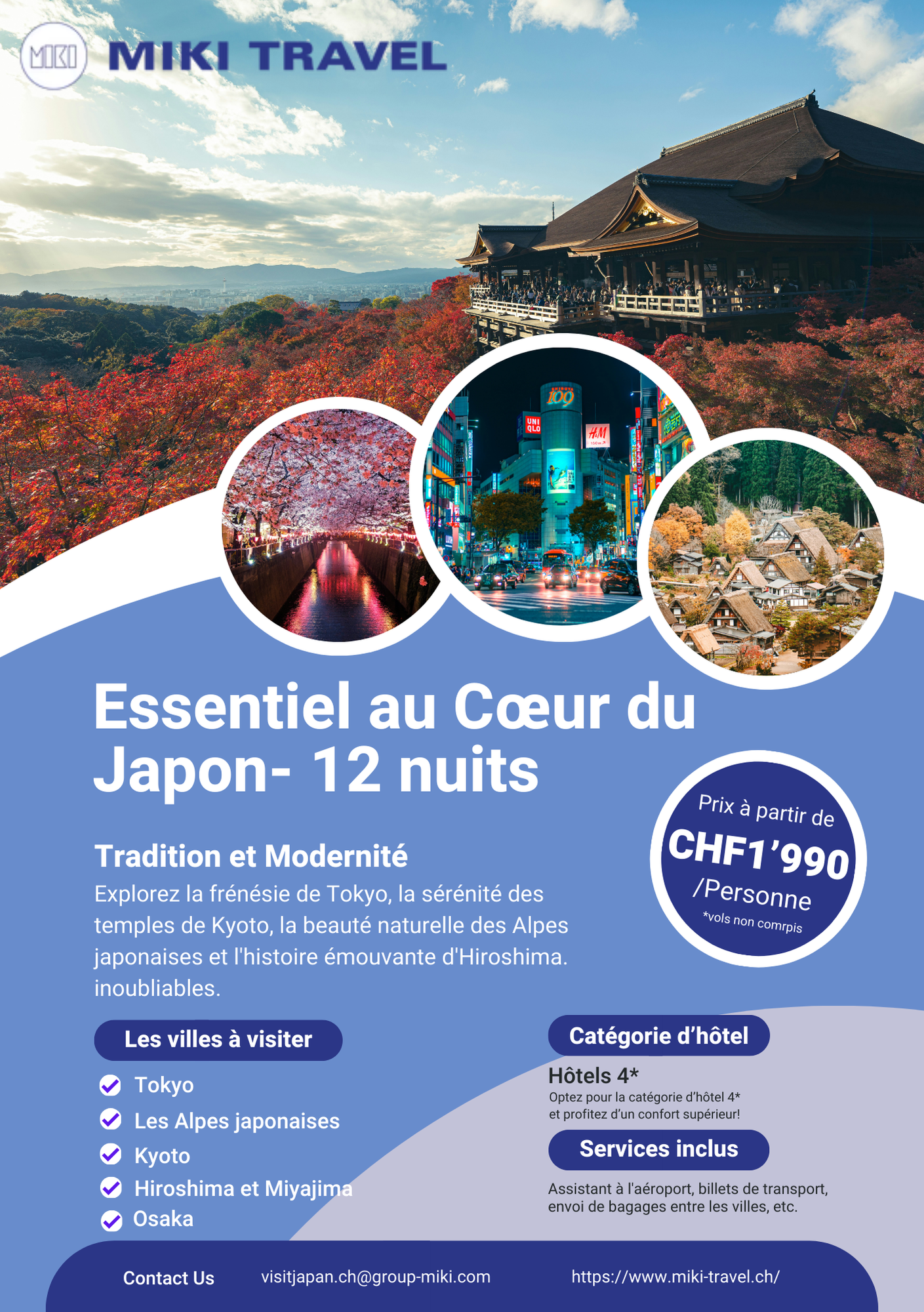 L'ESSENTIEL DU JAPON - 12 NUITS en 4*