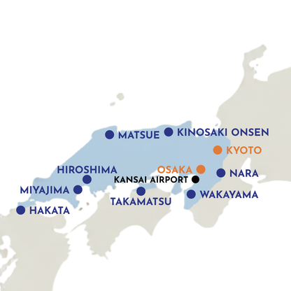 Sanyo-San’in Area Pass 7 jours