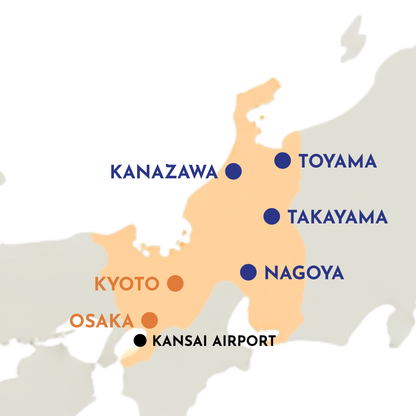 高山・北陸エリアレールパス５日間