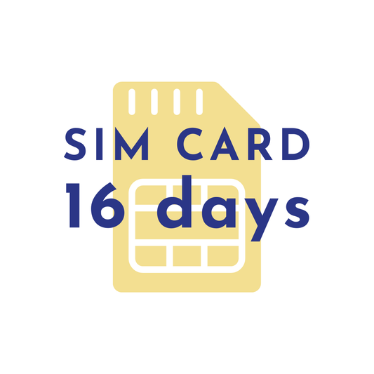 Carte SIM / 16 jours